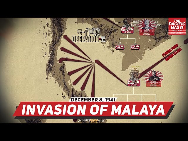 Japanese Invasion of Malaya - Pacific War #2 DOCUMENTARY
