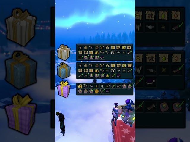 Loot from 250 Christmas Presents in RS3 #runescape3 #runescape #rs3 #rs3moneymaking  #rs3guide
