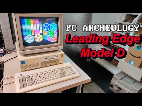 PC archeology: The Leading Edge Model D #DOScember