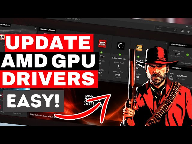 How to Update Your AMD GPU Drivers | AMD Radeon RX Graphics Card Drivers for Windows 10/11