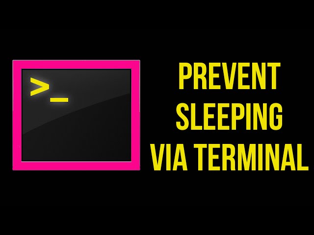 Terminal Tutorial: Prevent Your Mac from Sleeping! Part 10!