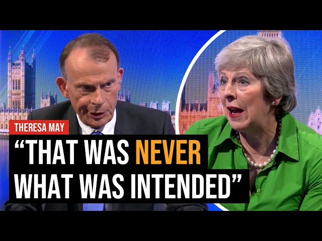 'I regret the hostile environment' Theresa May tells Andrew Marr | LBC