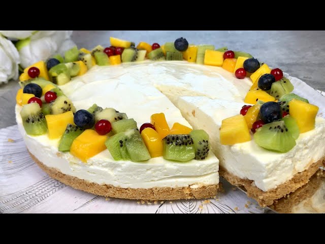 Do you fancy a fresh, fruity cake ?! We love this No Bake Cheesecake # 58