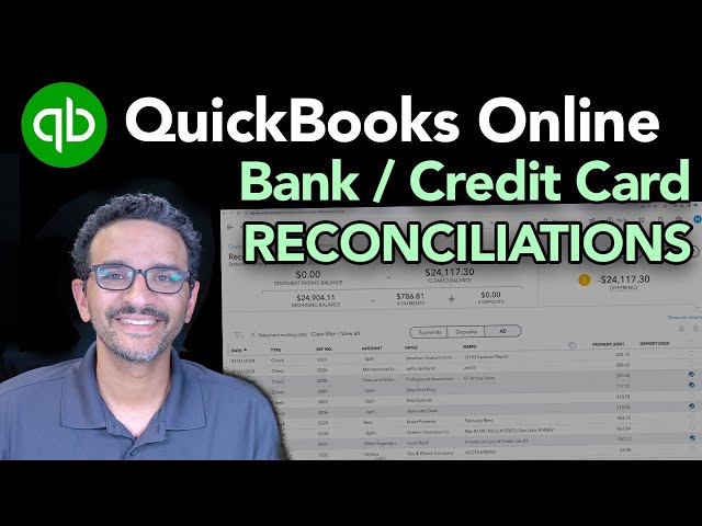 QuickBooks Online 2024: How to Reconcile your Bank