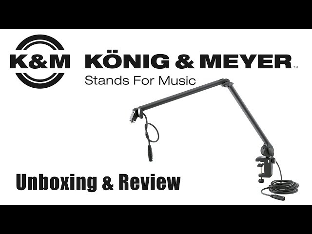 Der König zieht ein! | Mikrofonarm von König & Meyer - K&M | Unboxing Review Deutsch German