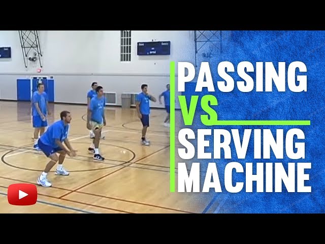 Volleyball Passing vs Serving Machine - Coach Al Scates (19  NCAA National Championships)