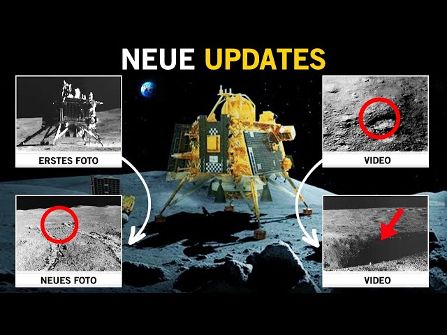 Was Chandrayaan-3 bisher auf dem Mond gesehen hat!