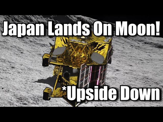 Japan Lands On The Moon.... Upside Down? Astrobotic's Moon Lander Lands On Earth?