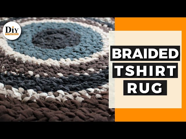 How to Braid a Rug   - CUTE and EASY Tshirt Craft and Braiding Project