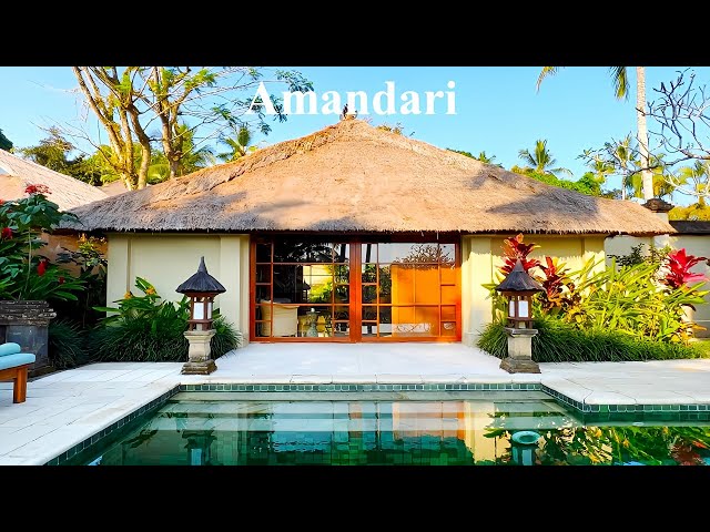 Amandari, Luxury Hotel & Resort in Ubud, Bali, Indonesia（2nd Aman Resorts / full tour in 4K）