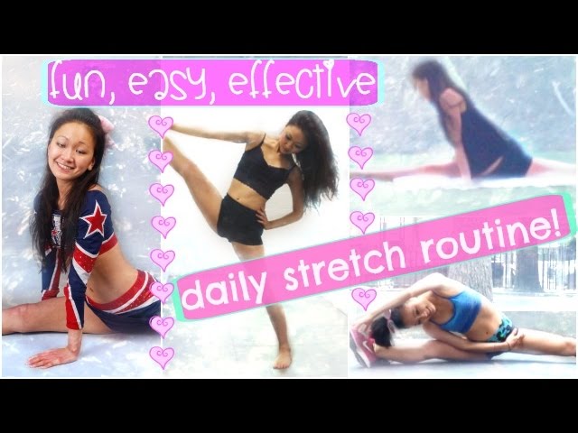 MY DAILY STRETCHING ROUTINE: How To Stretch To Become REALLY Flexible!