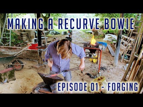 Making a recurve bowie