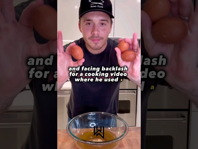 "Brooklyn Beckham Claps Back at Cooking Critics | 'Used to the Hate' #shorts