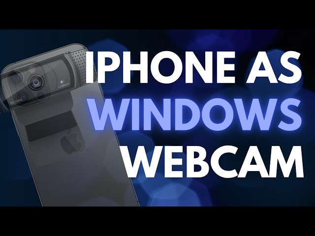 How to use your iPhone as a Windows webcam for FREE 📲
