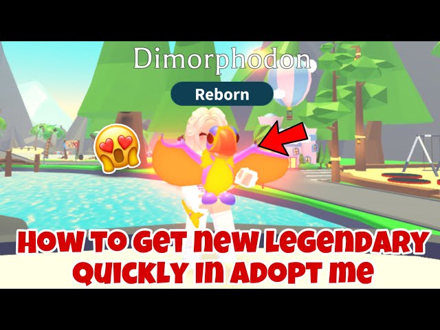 Secret trick to get dimorphodon quickly in adopt me 🤫✨