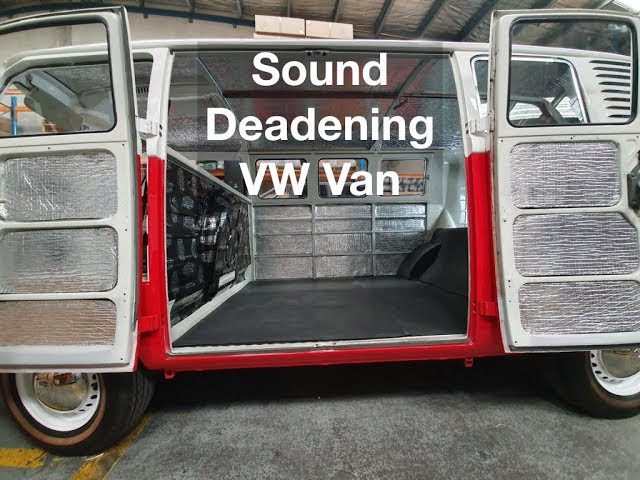 Sound Deadening a VW Van Bus