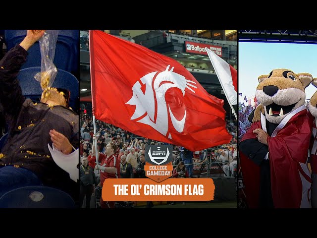 Why Washington State’s flag flies on the set of every GameDay show | College GameDay Flashback
