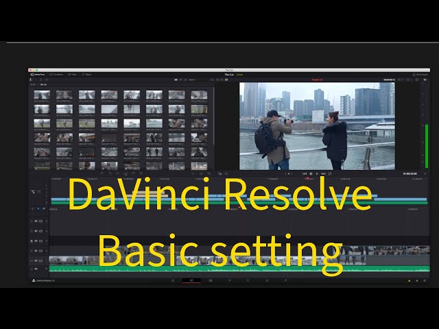 DaVinci Resolve_basic setting