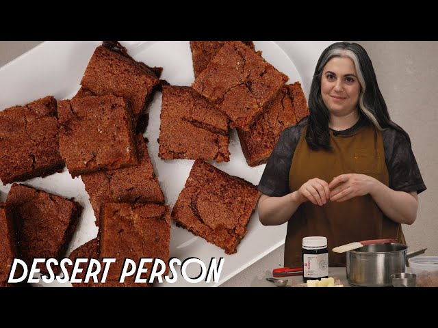 Claire Saffitz Bakes Delicious Butterscotch Blondies Recipe | Dessert Person