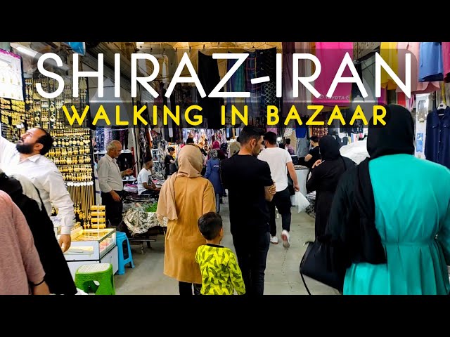 Iran Walking Street Traditional Bazaar Shiraz 2022 iran walk بازار تاریخی اردو بازار و مسگرهای شیراز