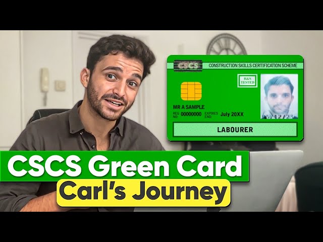 How to Get Your CSCS Green Card | Carl's Vlog | Get Licensed