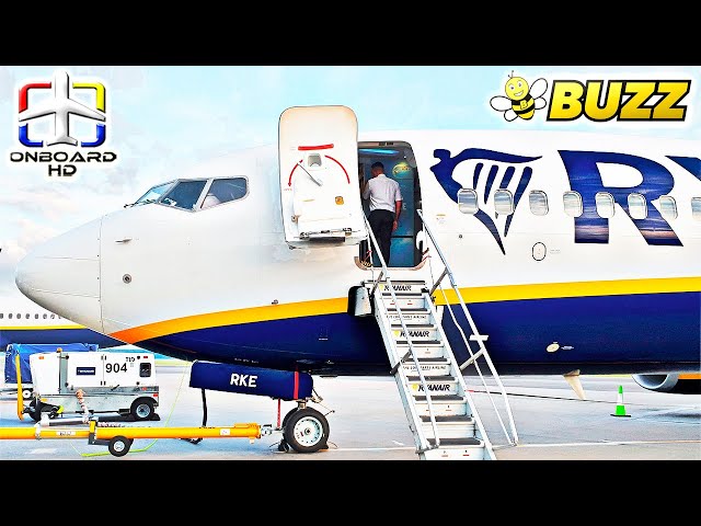 TRIP REPORT | RYANAIR (BUZZ): Are They the Same? ツ | Warsaw to Madrid | Boeing 737 Sky Interior