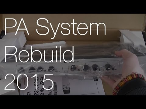 My Portable PA System Rebuild 2015 | IMNC