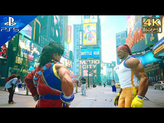 Street Fighter 6 (PS5) World Tour Gameplay @ 4K 60ᶠᵖˢ ✔