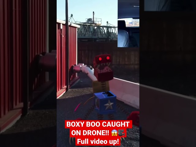 DRONE CATCHES BOXY BOO.EXE FROM POPPY PLAYTIME CHAPTER 3 AT ABANDONED TOY FACTORY| NEW TOY REVEAL!