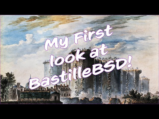 First time look at BastilleBSD!