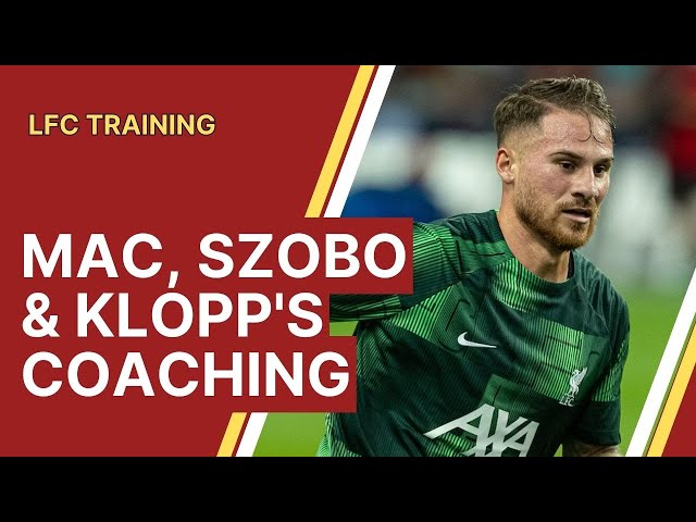Liverpool FC Training Feat. Mac Allister, Szoboszlai, Klopp and more