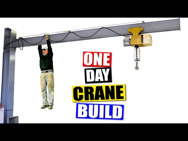 Making A Shop Crane in 8 minutes