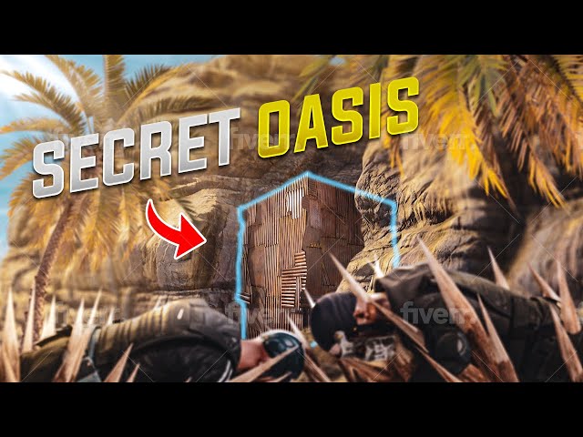 Hiding Rust Base in DESERT OASIS and PAYING Whoever Finds It