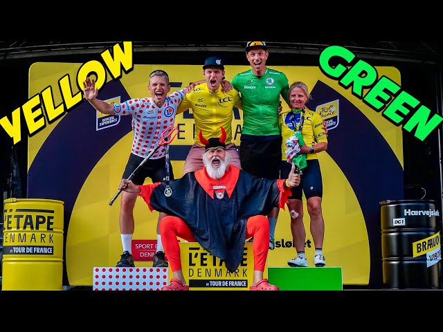 WINNING the YELLOW & GREEN Jersey! - L'Étape Denmark By Tour de France