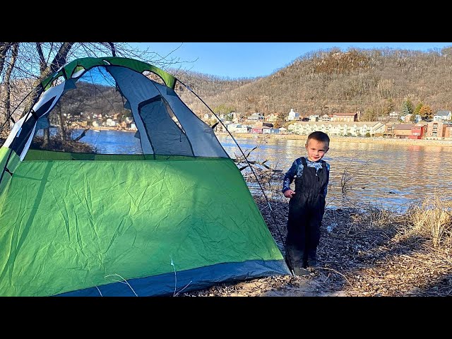 Mississippi River Island Spring Camping & Fishing {Catch, Clean, Cook}