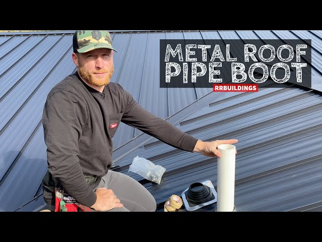 How to Install Rubber Vent Pipe Boot on Metal Roof Super Easy