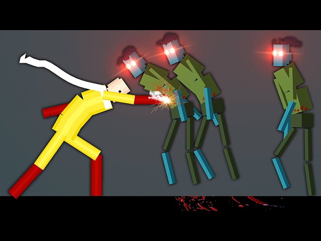One Punch Man vs Zombie Horde - Action Sandbox Gameplay