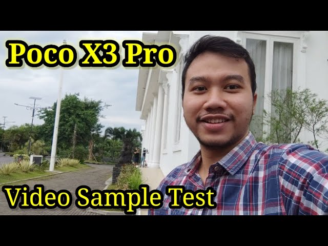 Poco X3 Pro Kamera Video Sample Stabilization Test