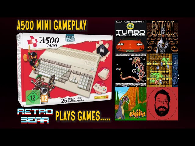 A500 Mini Gameplay : 5 Games From My Youth