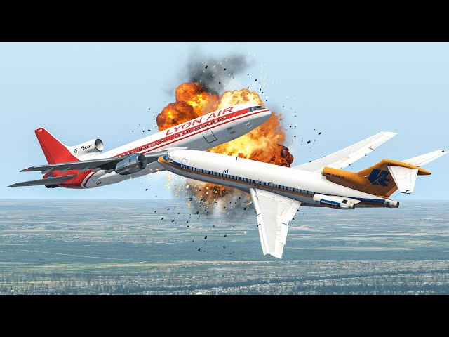 Pilots Got Discipline Because Two Big Airplanes Almost Collide During Mid-Air | X-PLANE 11