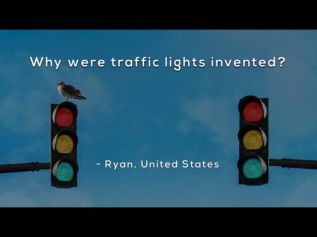 Why were traffic lights invented?