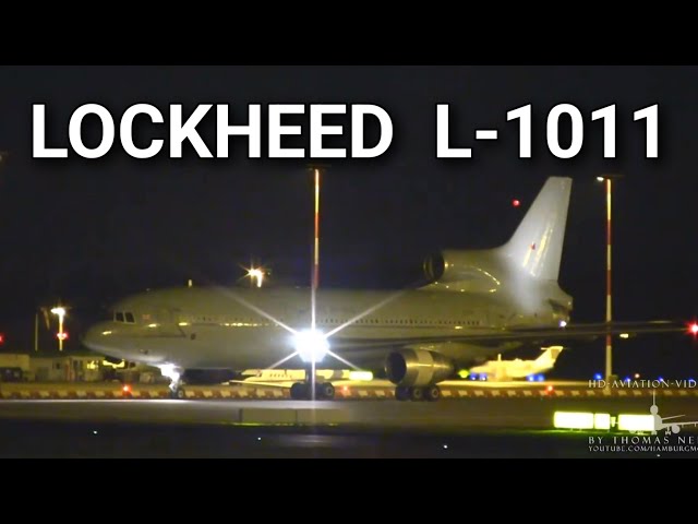 ✈[Full HD] AMAZING Lockheed L-1011 Night Takeoff