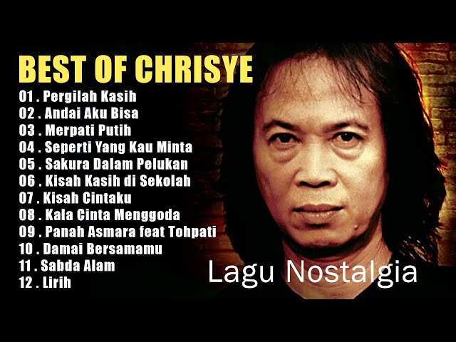 Best Of Chrisye | Kumpulan lagu CHRISYE Full Album Terbaik Nostalgia | Pergilah Kasih