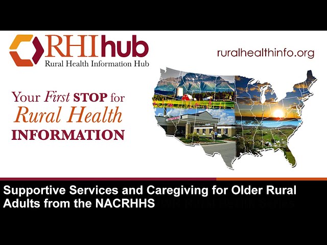 Supportive Services and Caregiving for Older Rural Adults from the NACRHHS
