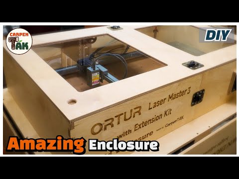 ⚡[DIY] Brand new enclosure for ORTUR Laser MASTER 3 + Extension kit (Full-build) /Woodworking✅