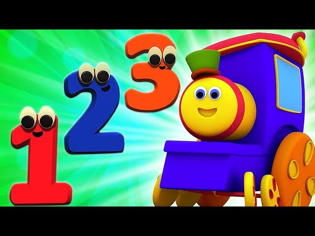 Bob Nummer Zug | 1 bis 10 | Zahlen für Kinder | Bob The Train | Numbers 1 To 10 | Count Numbers