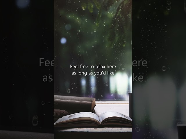 Those rainy days with relaxing music... 🥰  #cozy #relaxingmusic #rain