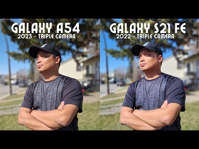 Samsung Galaxy A54 vs Galaxy S21 FE camera comparison!