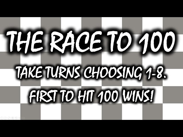 Race to 100: A Game Theory Puzzle