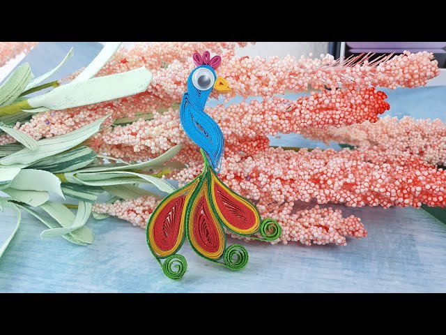 Peacock Quilling Step By Step